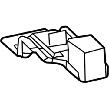 Ram 68135063AA Spare Carrier Mount Bracket