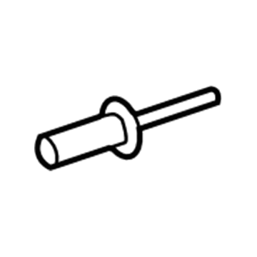Jeep 6509414AA Rocker Molding Screw