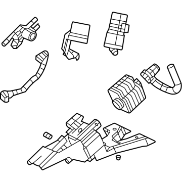 Jeep 6104725AA Vapor Canister