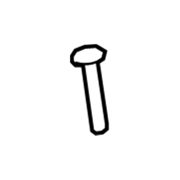 Mopar 68033133AA Door Trim Panel Screw, Inner
