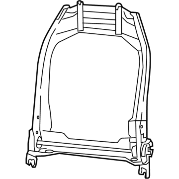Mopar 68610831AA Seat Back Frame, Front