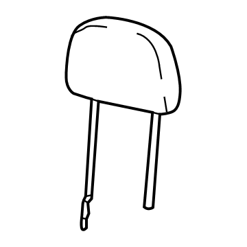 Mopar 7RE80U0XAA Headrest, Front