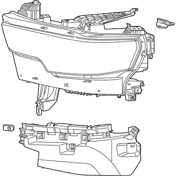 Ram Headlight - 68442529AE