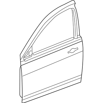 Mopar 68079386AC Door Shell, Front Passenger Side