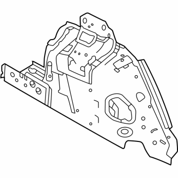 Dodge 68610654AA Inner Wheelhouse