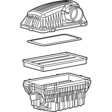 Ram 68264882AC Air Cleaner Assembly