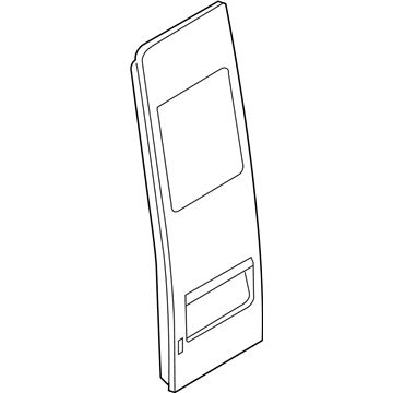 Mopar 5123909AA Door Shell, Rear Driver Side
