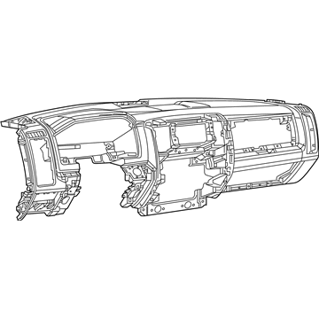 Ram 6WN53BD3AA Instrument Panel