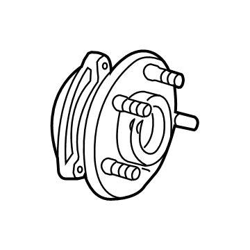 Jeep 68272624AC Front Hub & Bearing