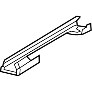Mopar 1ZW06DX9AC Track Cover, Passenger Side