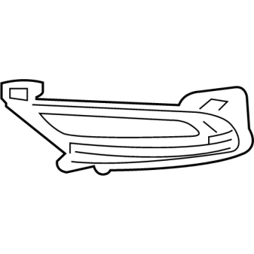 Chrysler 68227213AB Fog Lamp Bezel