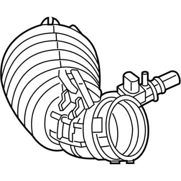 Jeep Cherokee Air Intake Coupling - 68292848AE