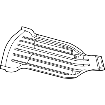 Mopar 68087807AC Underbody Shield, Rear