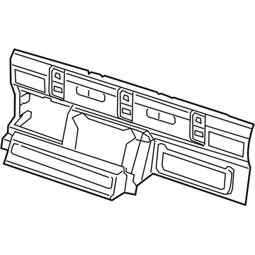 Jeep 6LJ84TX7AD Rear Trim Panel