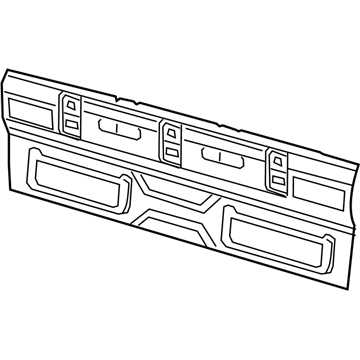 Jeep 6LJ60TX7AD Rear Trim Panel