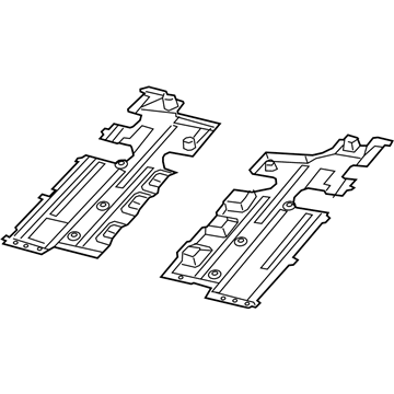 Mopar 68254965AA Shield Floor Pan, Passenger Side
