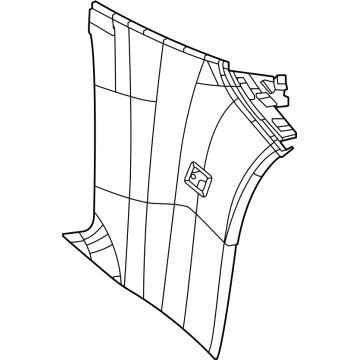 Jeep 6ML26SA5AF Rear Quarter Trim