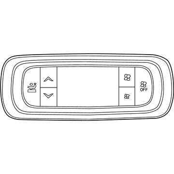 Chrysler Voyager A/C Switch - 68395991AA