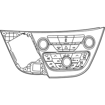 Chrysler Voyager A/C Switch - 7AS341X8AB