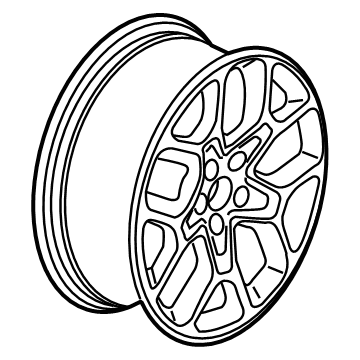 Mopar 5XA65MAAAA Wheel, Alloy