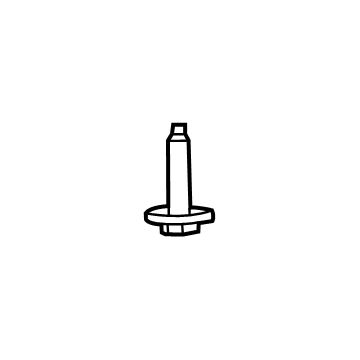 Mopar 6502871 Bumper Retainer, Rear