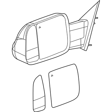 Ram 68374948AD Mirror Assembly