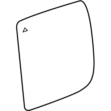Ram 68401395AA Mirror Glass