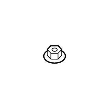Ram 6102238AA Mirror Assembly Nut