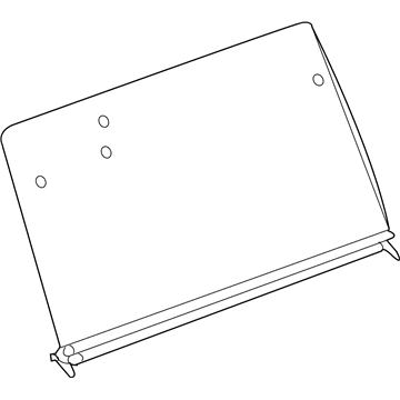 Jeep 68282133AL Rear Glass