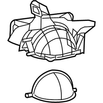 Chrysler 68110621AB Blower Case