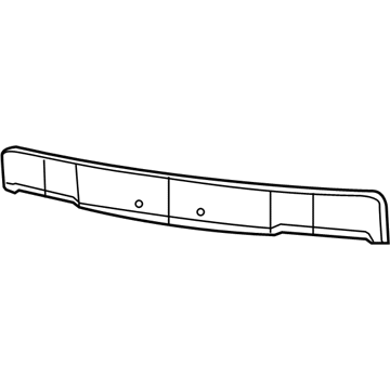 Mopar 68002917AC Center Molding, Front Upper
