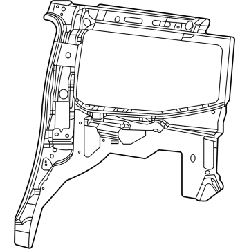 Jeep 68488566AD Inner Quarter Panel