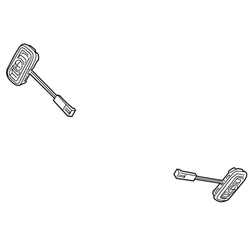 Mopar 1TD19JXWAC Radio Switch, Black, Driver Side