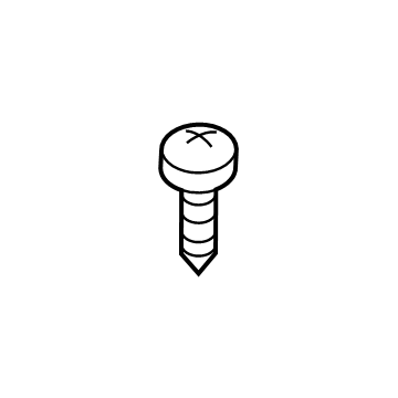 Mopar 68202409AA License Bracket Screw