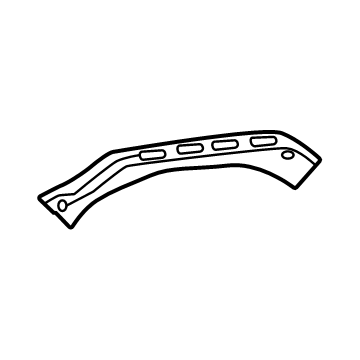 Mopar 68277124AB Outer Wheelhouse, Rear Passenger Side