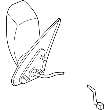 2009 Chrysler Aspen Car Mirror - 55078075AK