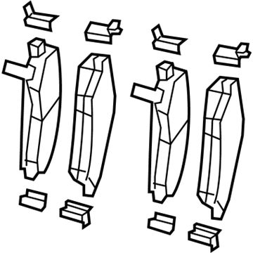 Jeep Brake Pad - 68385238AC