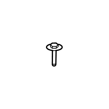 Jeep 68340509AA Closure Panel Screw