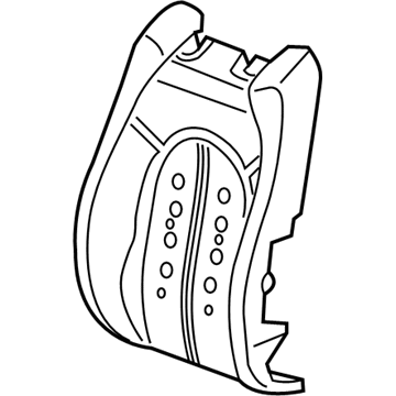 Mopar 68224551AC Seat Back Pad, Front Driver Side