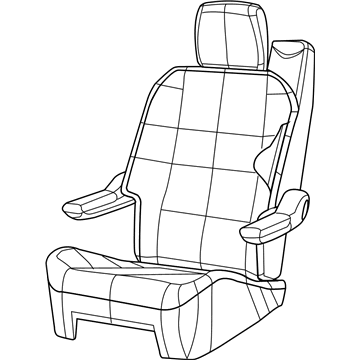 Mopar 1EQ121D5AC Seat Assembly, Rear