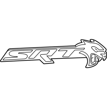 Dodge 68430263AA Nameplate