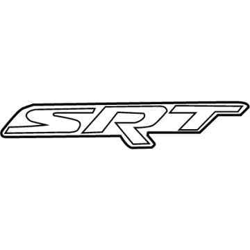 Mopar 68225698AA Nameplate, Front