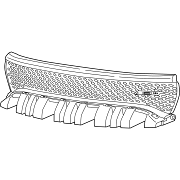 Dodge 68223889AC Upper Grille