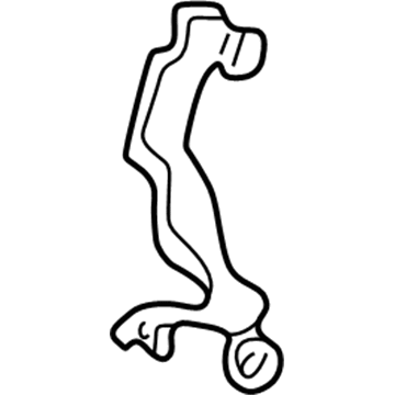 Mopar 4628691AB Pull Pocket Bracket, Front
