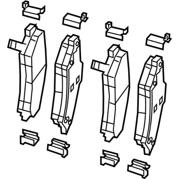 Mopar 68240669AB Brake Pads, Front