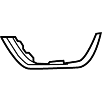 Mopar 5UQ00RXFAB Trim, Black, Front Passenger Side