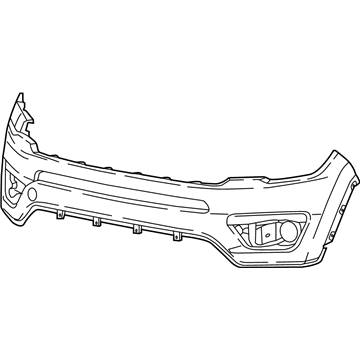 Mopar 68499115AA Bumper Cover, Front Upper