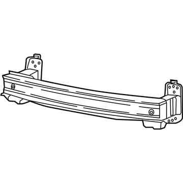 Mopar 68243667AB Impact Bar, Front
