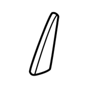 Mopar 5016770AA Shield, Rear Upper Inner Passenger Side