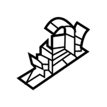 Mopar 5XG42LXHAA Front Sill Plate Fastener